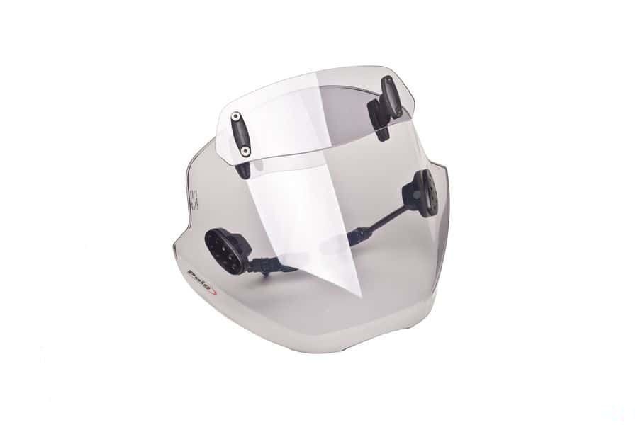 Windshield PUIG STREAM WITH VISOR 6893H smoke