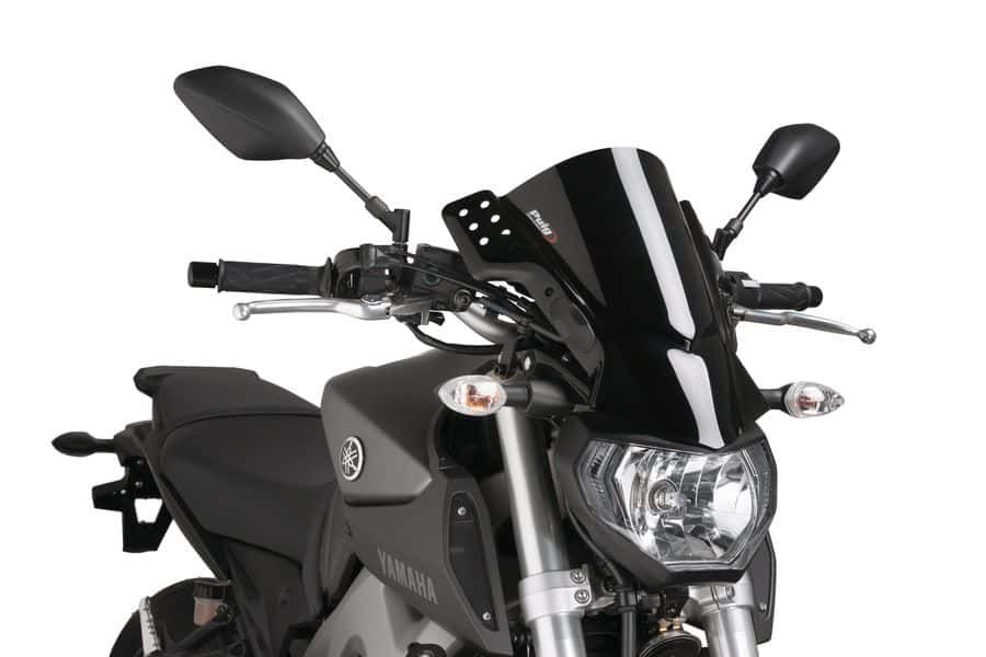 Windshield PUIG RAFALE 6894N Crni