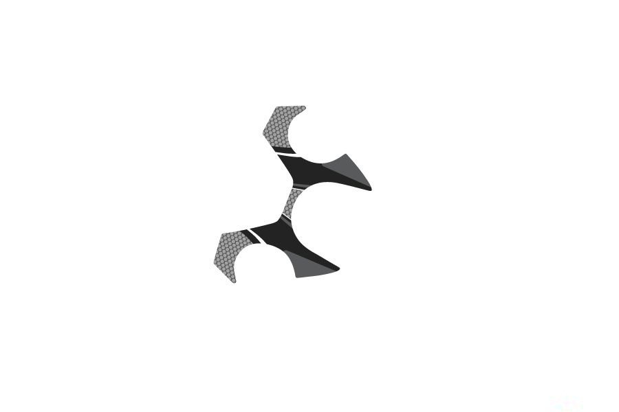 Yoke protector PUIG RADIKAL 6910U grey