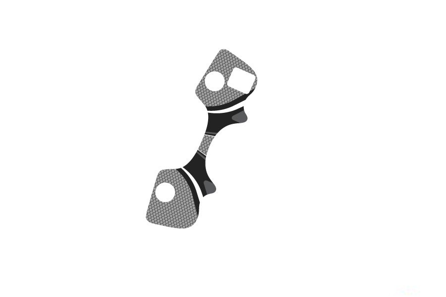 Yoke protector PUIG RADIKAL 6914U grey