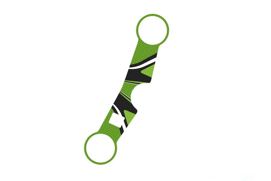 Yoke protector PUIG RADIKAL 6916V green