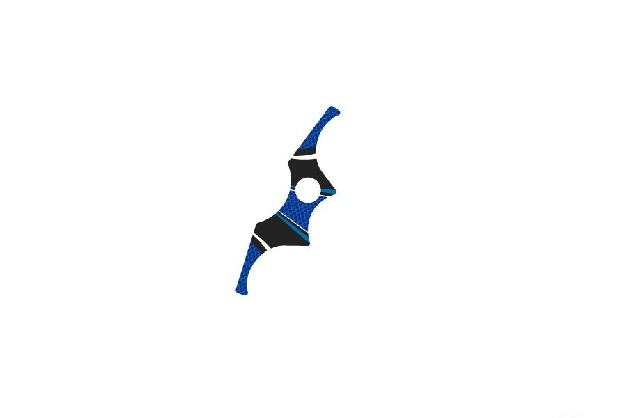 Yoke protector PUIG RADIKAL 6932A plavi