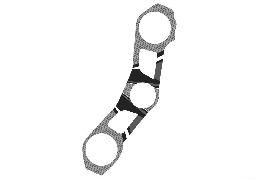 Yoke protector PUIG RADIKAL 6944U grey for KAWASAKI ZX-10R / RR Ninja 1000 2011-2015
