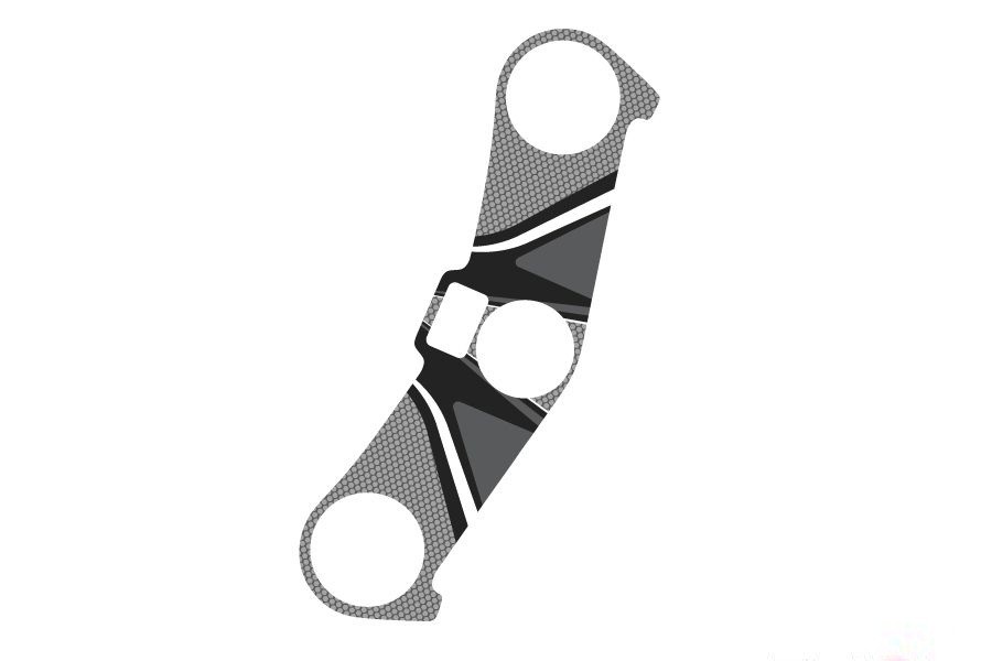 Yoke protector PUIG RADIKAL 6945U grey for KAWASAKI ZX-6R 636 Ninja (<2006) 2003-2004
