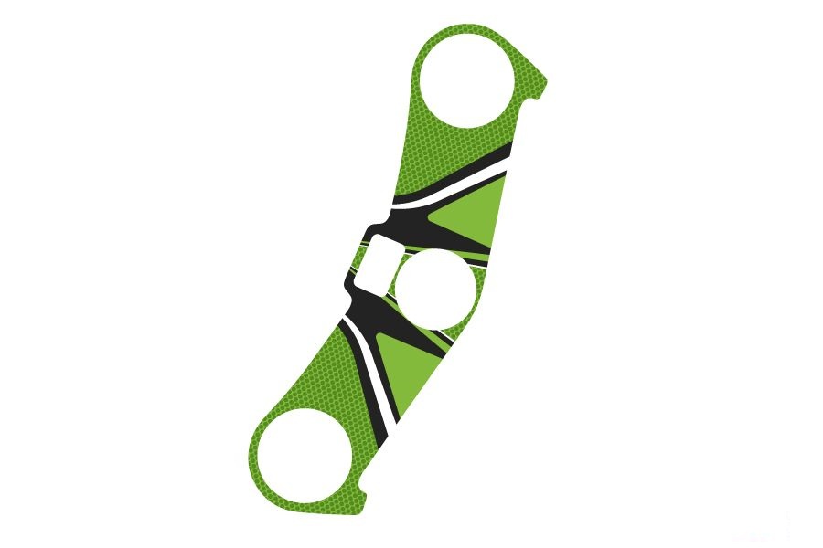 Yoke protector PUIG RADIKAL 6945V green for KAWASAKI ZX-6R 636 Ninja (<2006) 2003-2004