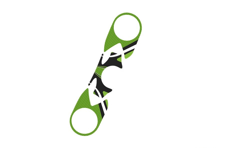 Yoke protector PUIG RADIKAL 6951V green for KAWASAKI ZX-6R 636 Ninja (<2006) 2005-2006