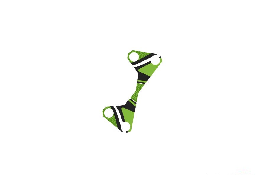 Yoke protector PUIG RADIKAL 6952V green