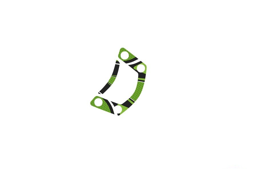 Yoke protector PUIG RADIKAL 6956V green