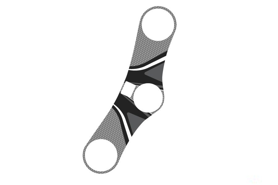 Yoke protector PUIG RADIKAL 6966U grey