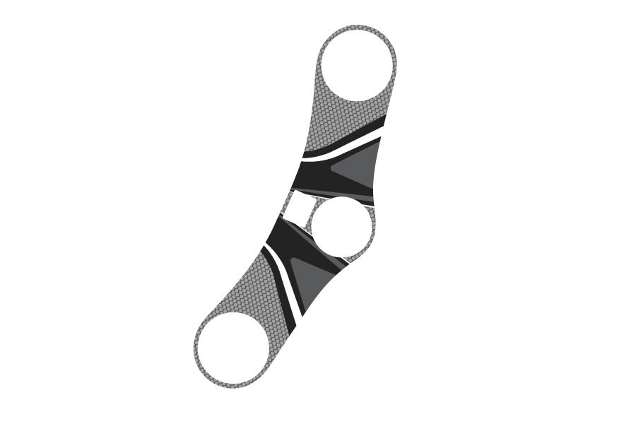 Yoke protector PUIG RADIKAL 6970U grey