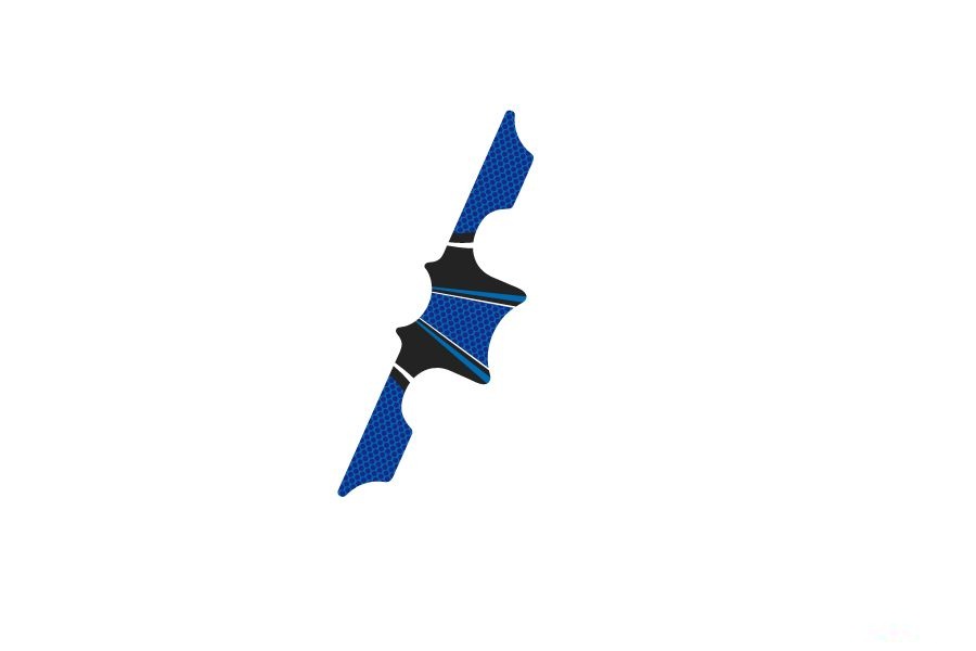 Yoke protector PUIG RADIKAL 6982A plavi