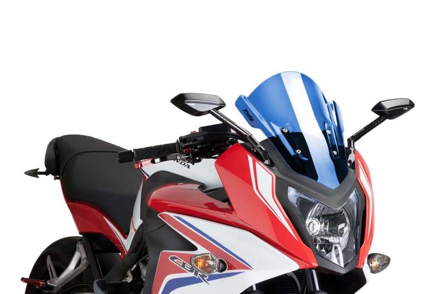 Windscreen PUIG RACING 7003A plavi