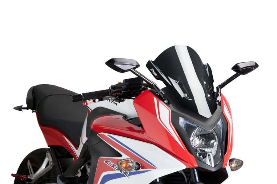 Windscreen PUIG RACING 7003C carbon look