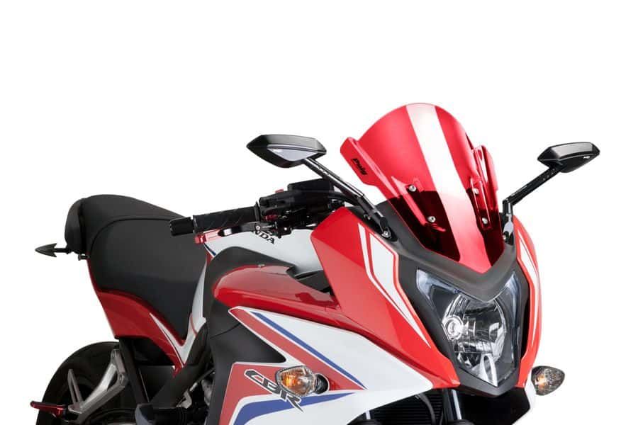 Windscreen PUIG RACING 7003R crven