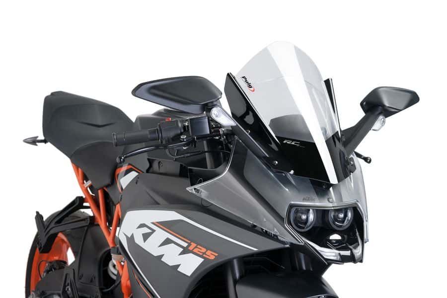 Windscreen PUIG RACING 7004W transparent