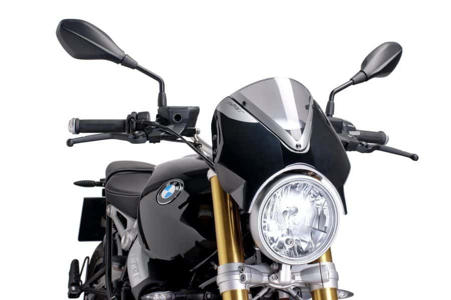 Windshield PUIG RETROVISION 7012H matt black smoke