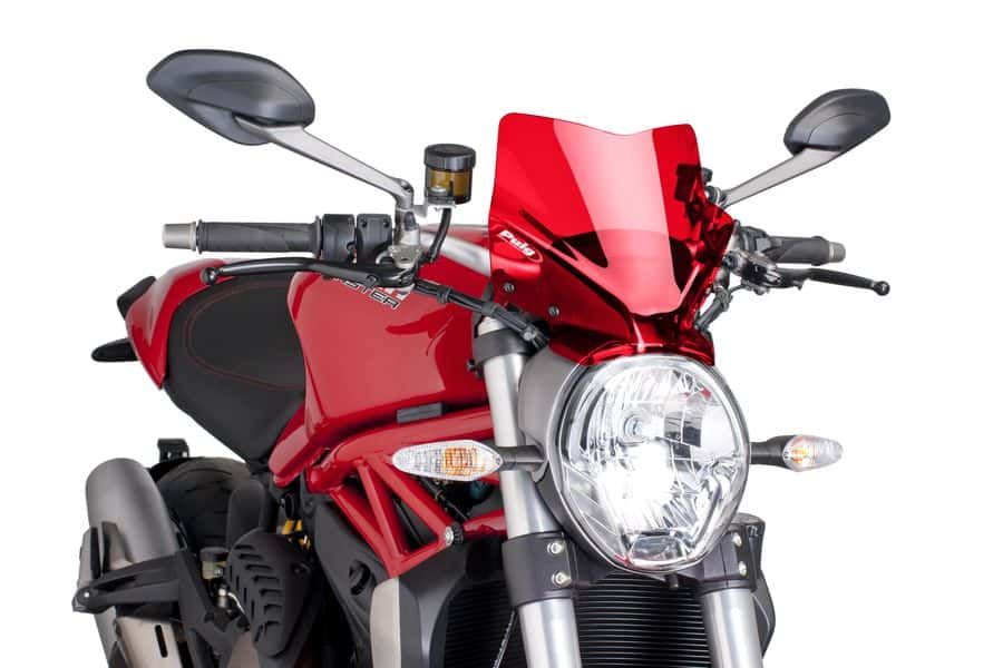 Windshield PUIG NEW. GEN SPORT 7013R crven