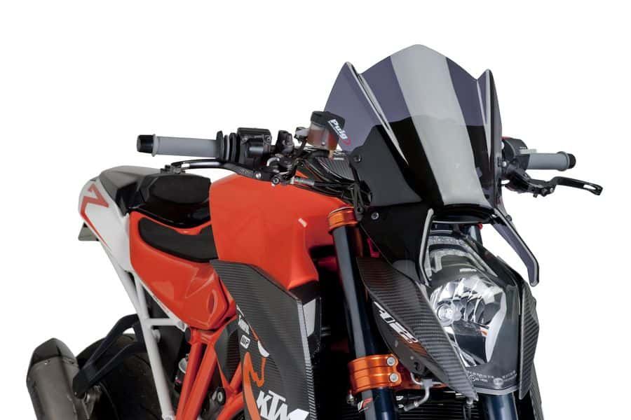 Windshield PUIG NEW GEN. SPORT 7014F dark smoke
