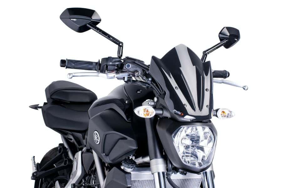 Windshield PUIG NEW GEN. SPORT 7015N Crni