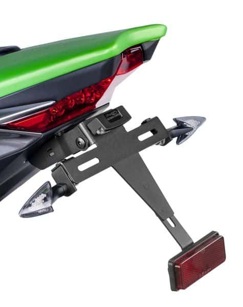 Adjustable license support PUIG 7102N Crni