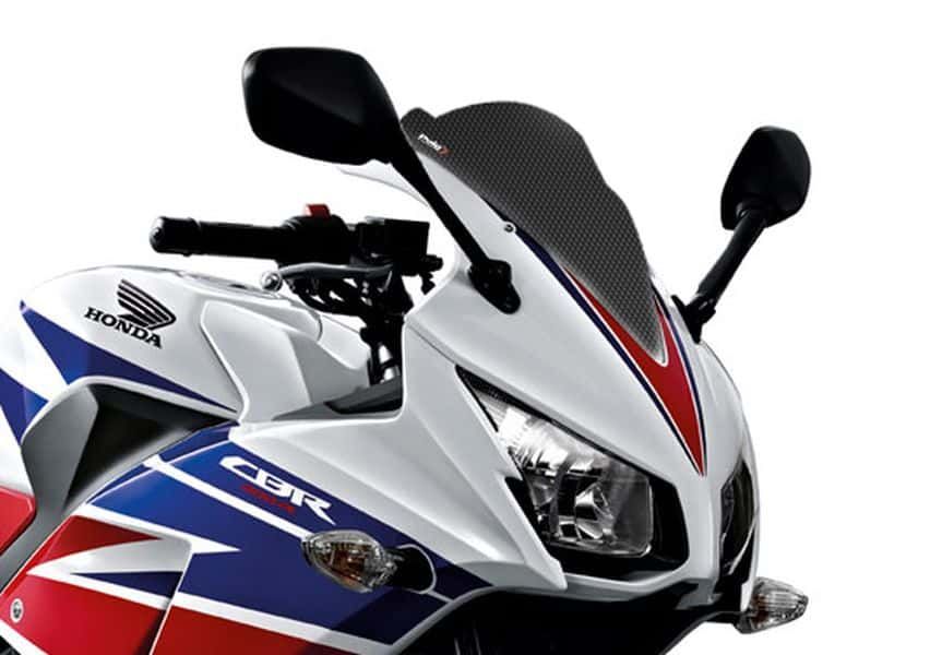 Windscreen PUIG RACING 7228C carbon look
