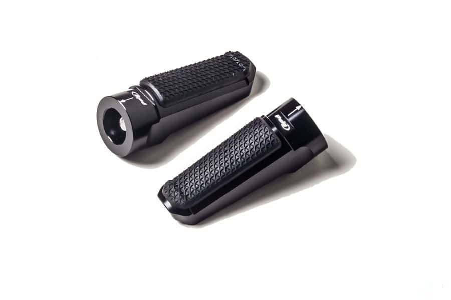 Footpegs without adapters PUIG SPORT 7318N Crni with rubber