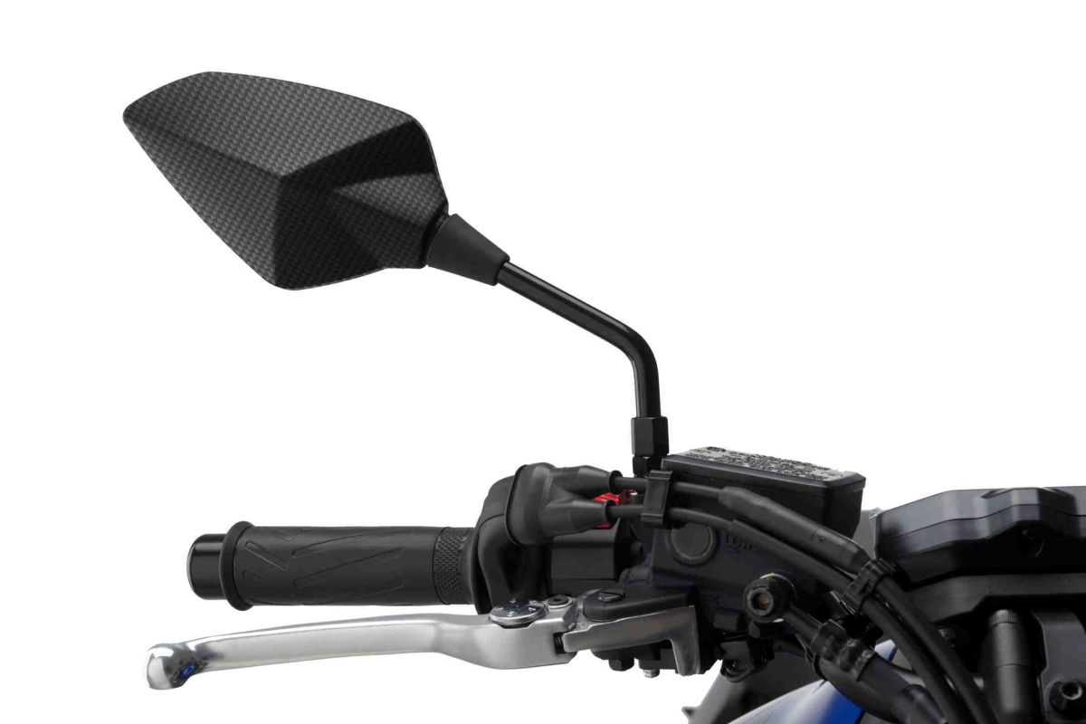 Uzvratni retrovizor PUIG RS1 WITH BAR 7341C carbon look left (including adapter kit)