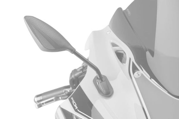 Uzvratni retrovizor PUIG RS2 30° FAIRING FITTING 7351N Crni left