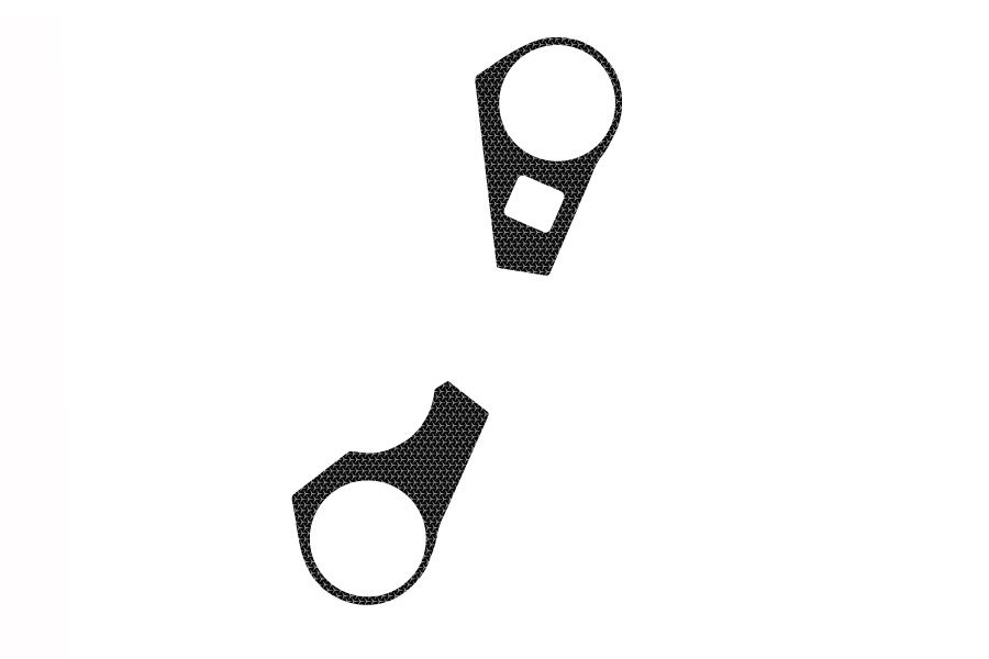 Yoke protector PUIG NAKED 7382U grey