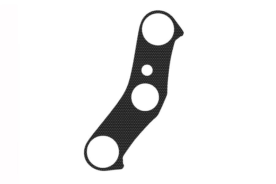 Yoke protector PUIG NAKED 7394U grey