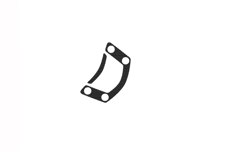 Yoke protector PUIG NAKED 7422U grey for KAWASAKI ER-6n 650 2009-2011, KAWASAKI ER-6f 650 2009-2011
