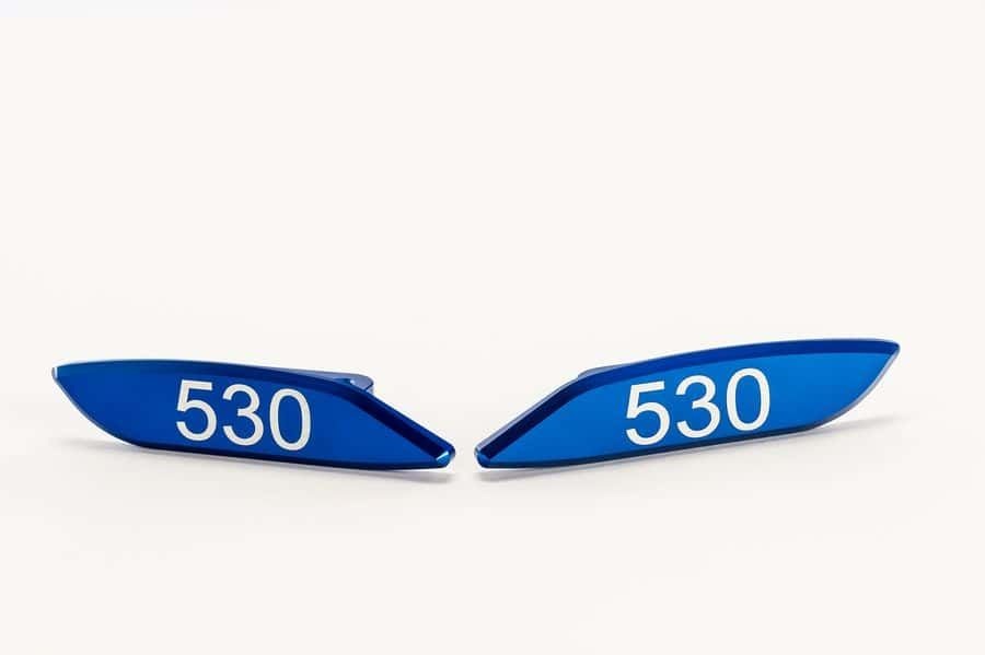 Base caps for OEM rear mirrors PUIG 7511A plavi pair