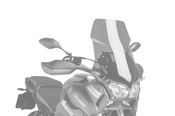 Windscreen PUIG TOURING 7541N Crni