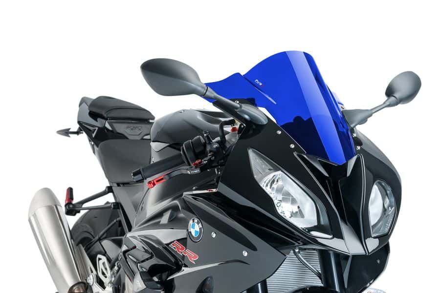 Windscreen PUIG RACING 7564A plavi
