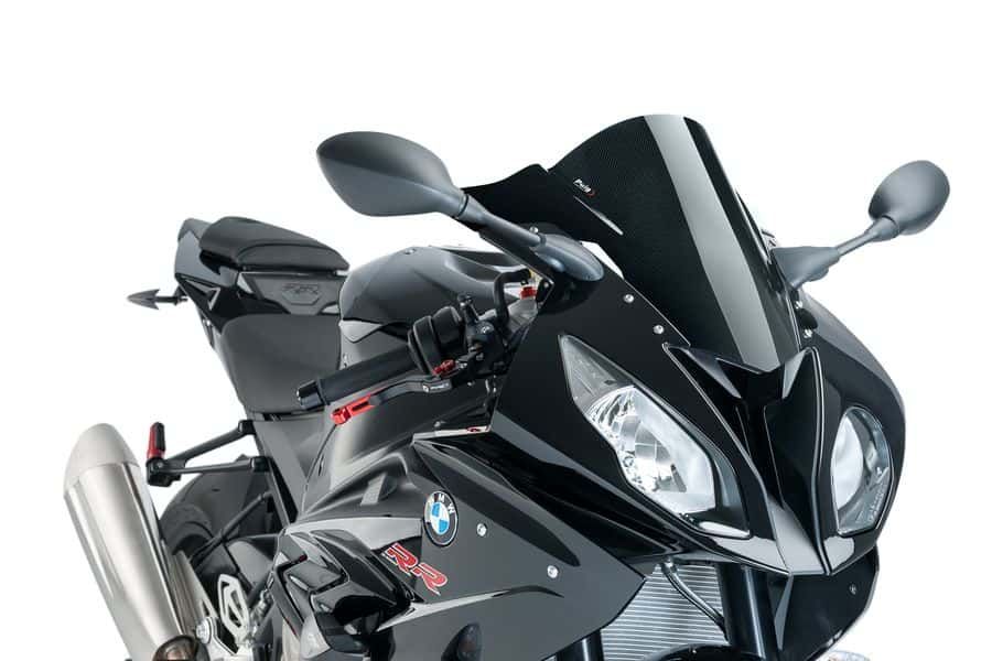 Windscreen PUIG RACING 7564C carbon look