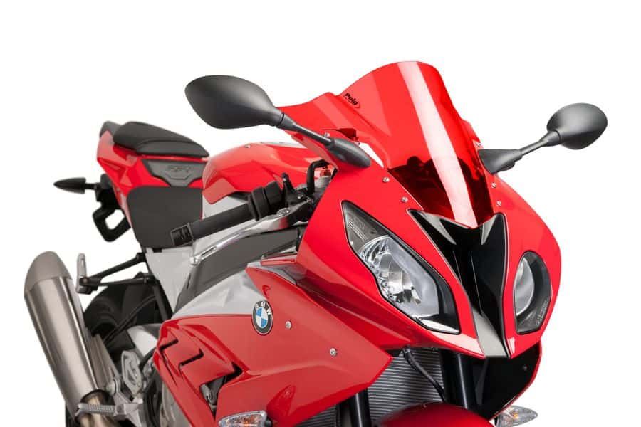 Windscreen PUIG RACING 7564R crven