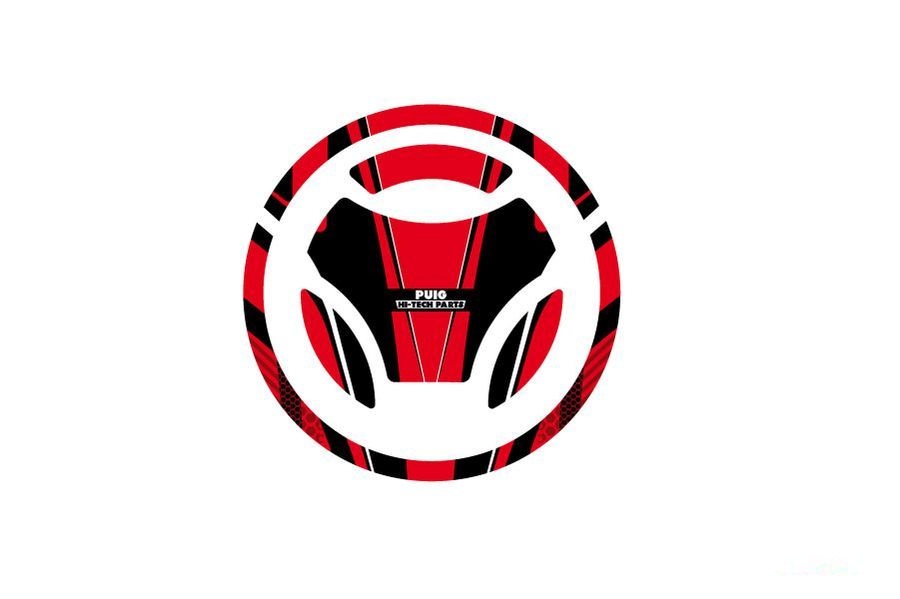 Fuel cap cover PUIG RADIKAL 7584R crven