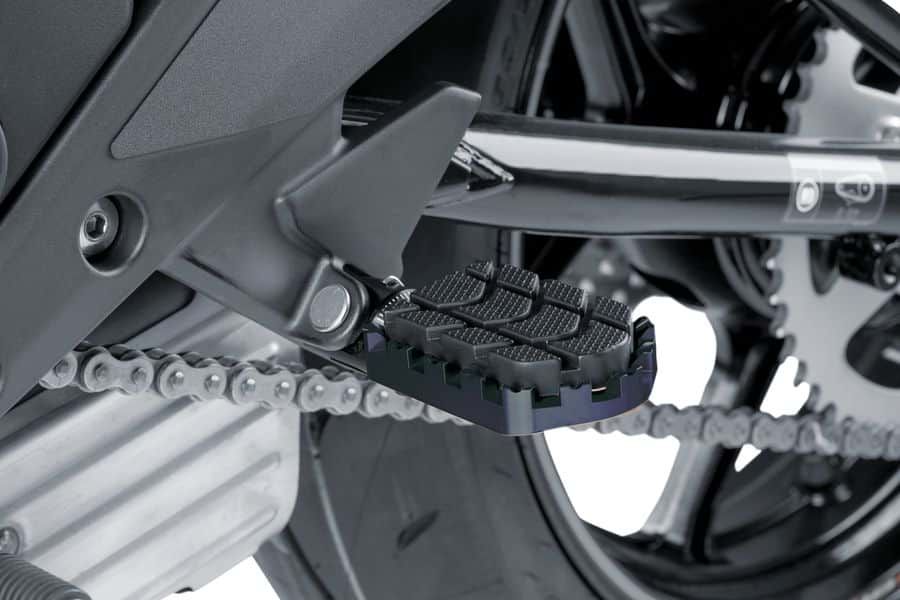 Footpegs without adapters PUIG ENDURO 7587N Crni with rubber