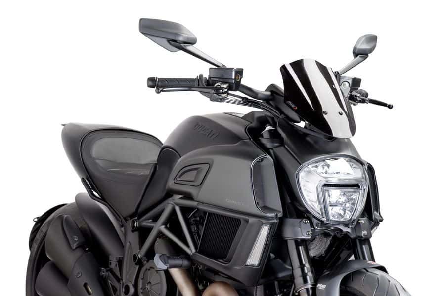 Windshield PUIG NEW. GEN SPORT 7592N Crni