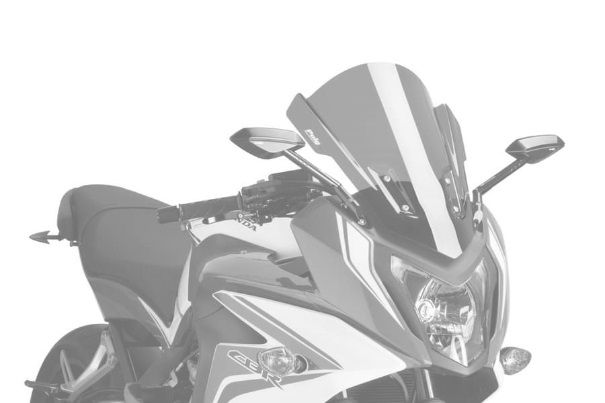 Windscreen PUIG TOURING 7595N Crni