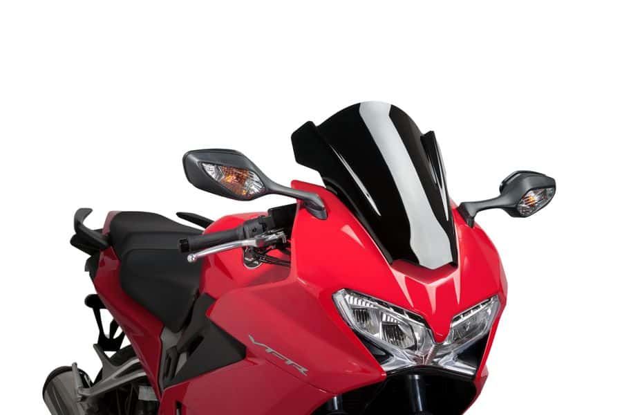Windscreen PUIG RACING 7598N Crni