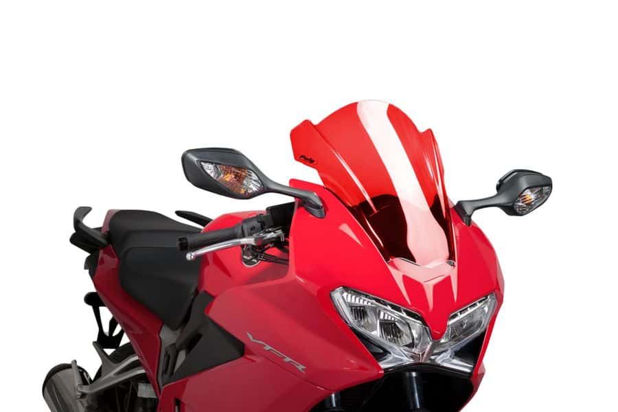 Windscreen PUIG RACING 7598R crven