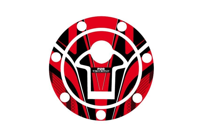 Fuel cap cover PUIG RADIKAL 7611R crven