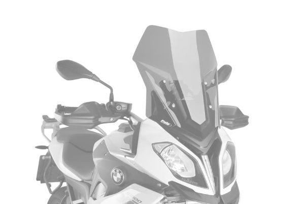 Windscreen PUIG TOURING 7619N Crni