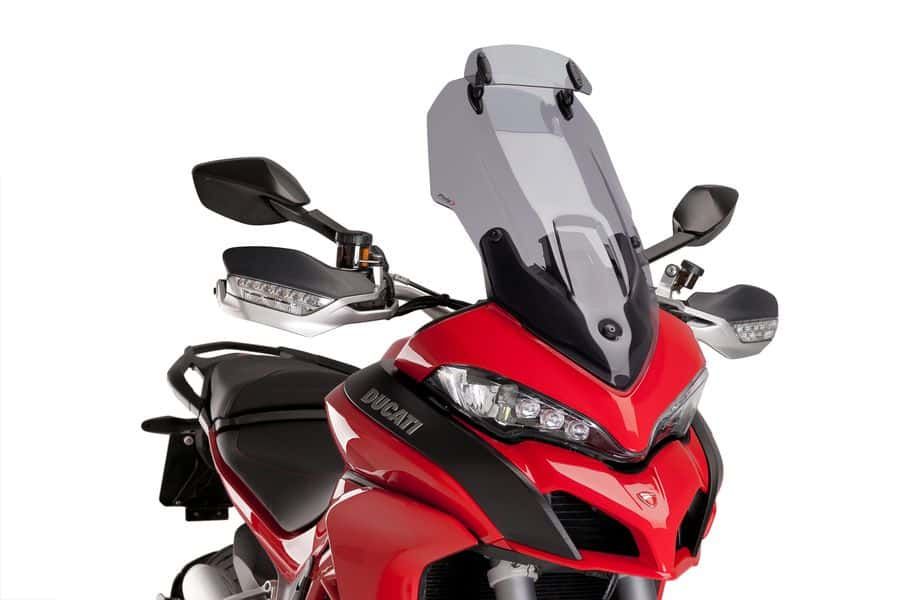 Windscreen PUIG TOURING WITH VISOR 7624H smoke