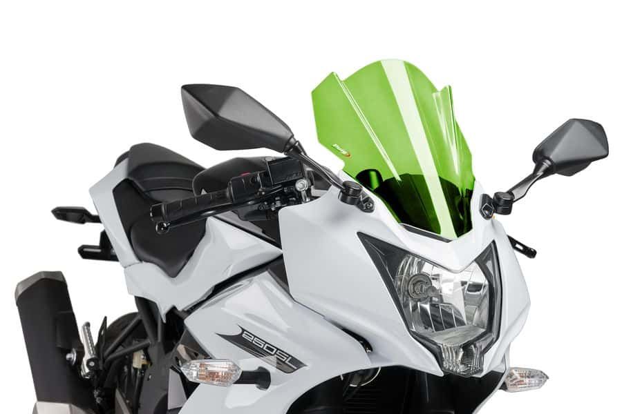 Windscreen PUIG RACING 7630V green