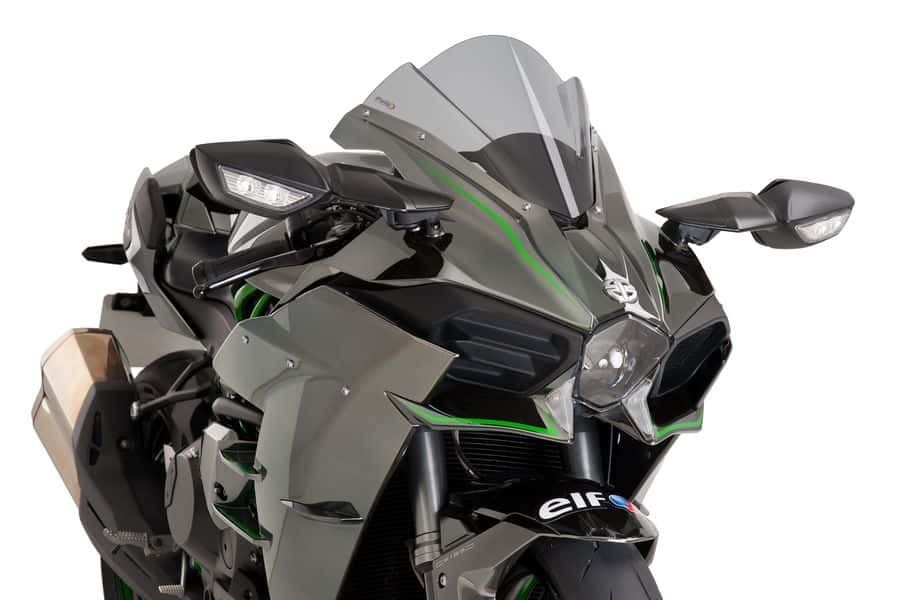 Windscreen PUIG RACING 7631H smoke for KAWASAKI Ninja 1000 H2 / H2R 2015-2020