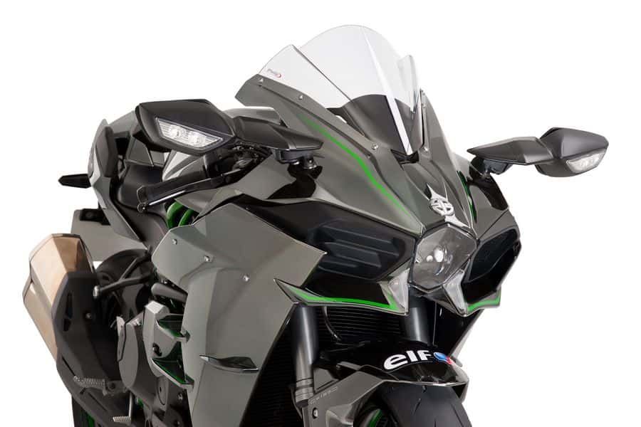 Windscreen PUIG RACING 7631W transparent