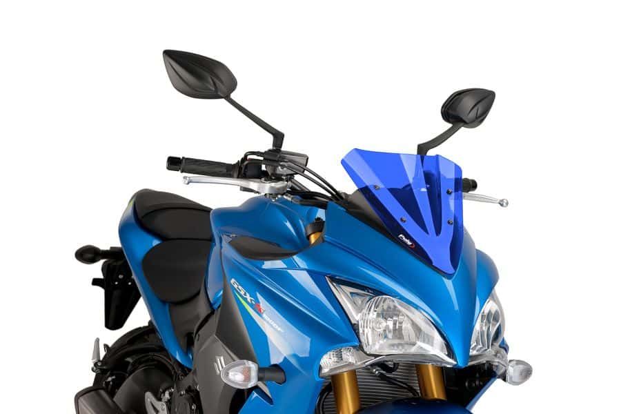 Windscreen PUIG RACING 7639A plavi