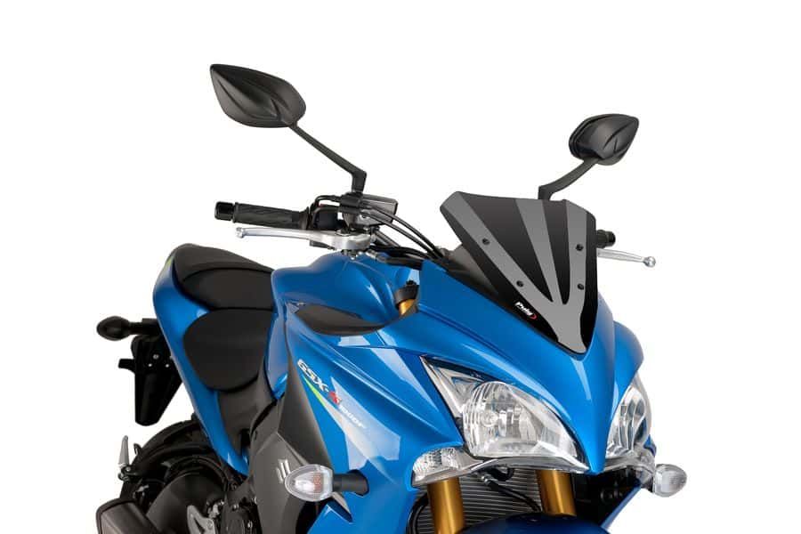 Windscreen PUIG RACING 7639N Crni